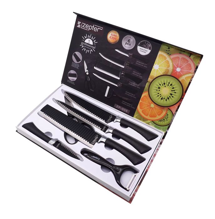 Луксозен комплект ножове Zepter 6 части
