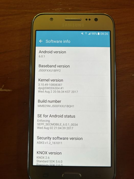 Samsung Galaxy J5 8/3GB COLECTIONARI