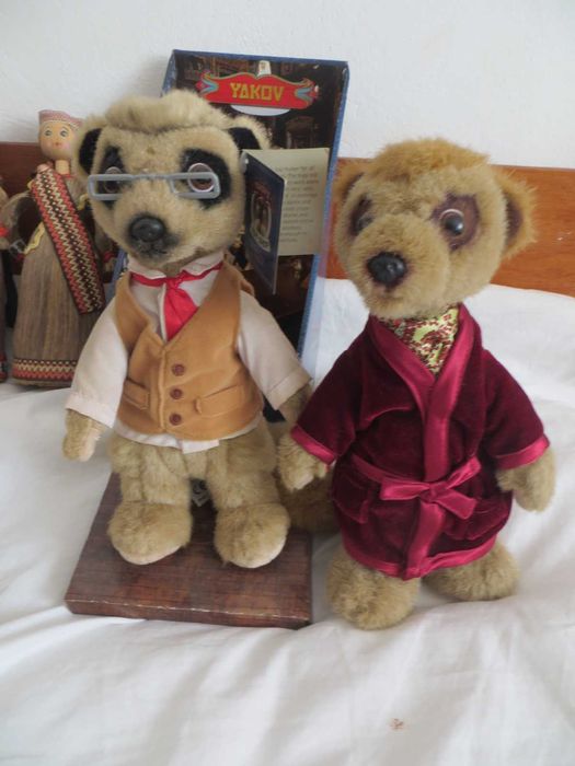 Ретро играчки зайчета, кукли за колекция