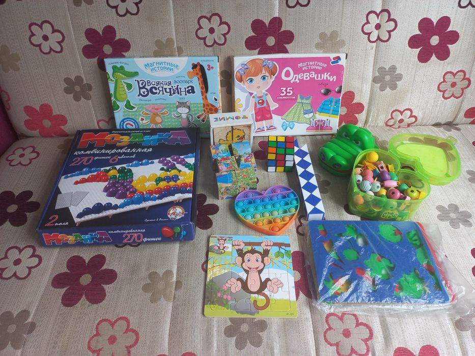 Игрушки,  развивашки, мозайка, кубики