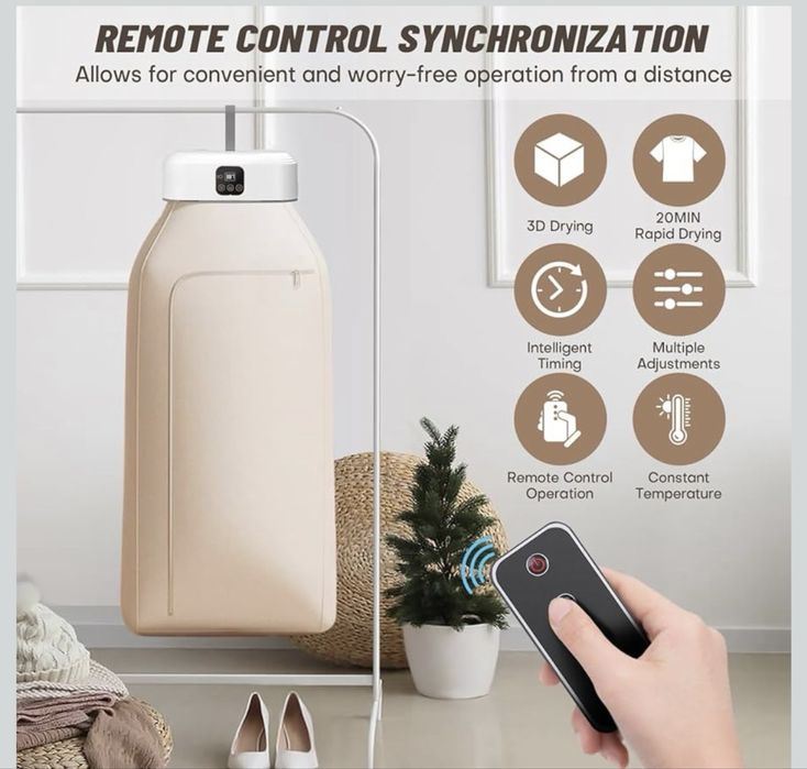 Нова преносима, сгъваема сушилня