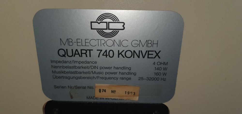 MB Quart 740 Konvex