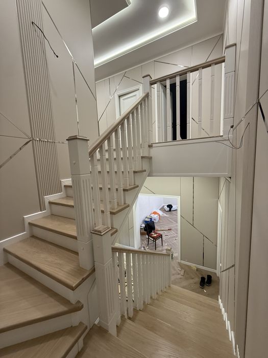 Лестницы обшивка из дерева