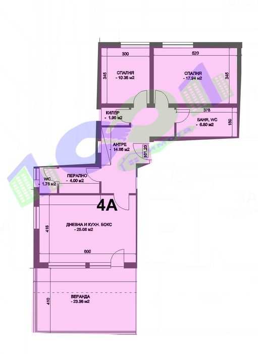 Продава се Тристаен апартамент в Пловдив, Коматево - 103 кв.м за 830 €/кв.м - Снимка #20