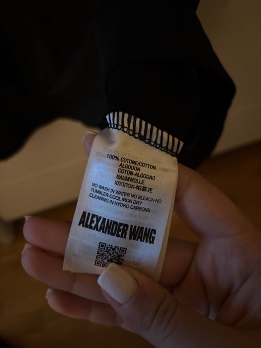 Тениска Alexander Wang с камъни