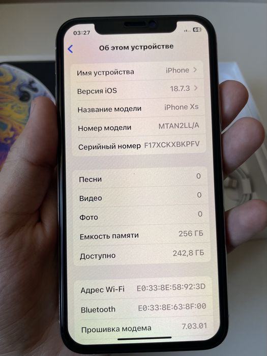 iPhone XS 256GB Silver