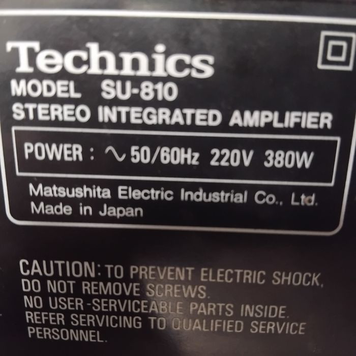Amplificator Technics Su-810