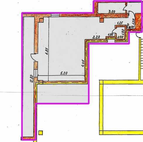 Уникальное нежилое помещения под офис - пентхаус на 19 этаже