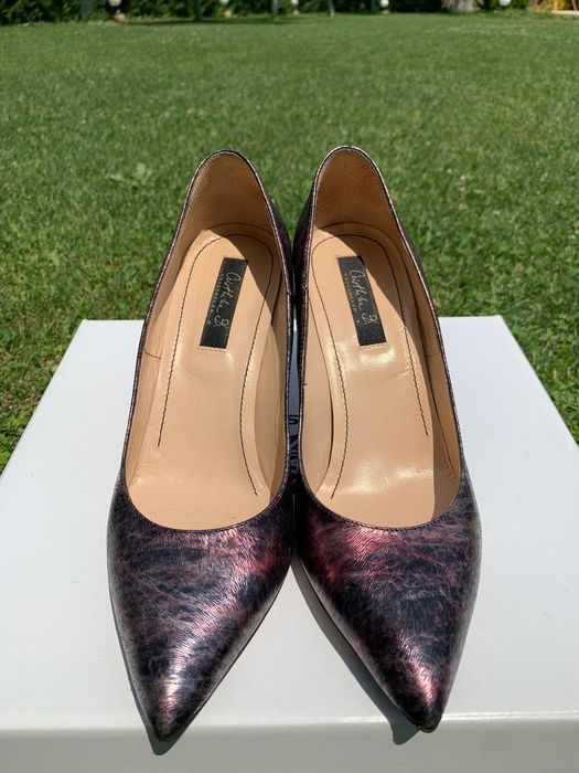 Pantofi Musette, piele naturală, mărimea 38