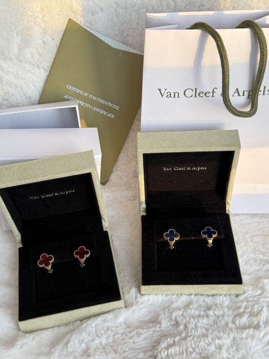 Van cleef 750 проба серьги