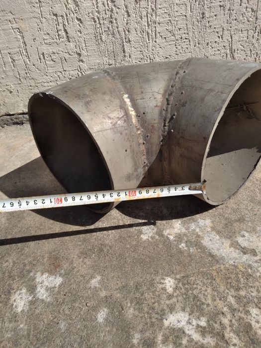 Колено отвод оцинкованная