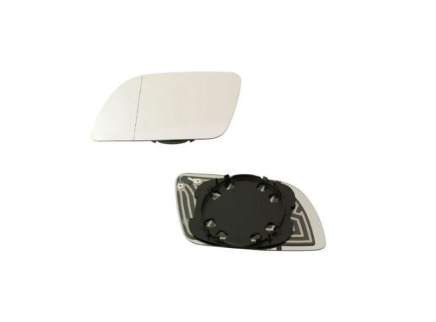 Geam oglinda VW Polo (9N) Hatchback 10.2001-04.2005 Partea Stanga Crom Asferica Cu Incalzire 6Q0857521A