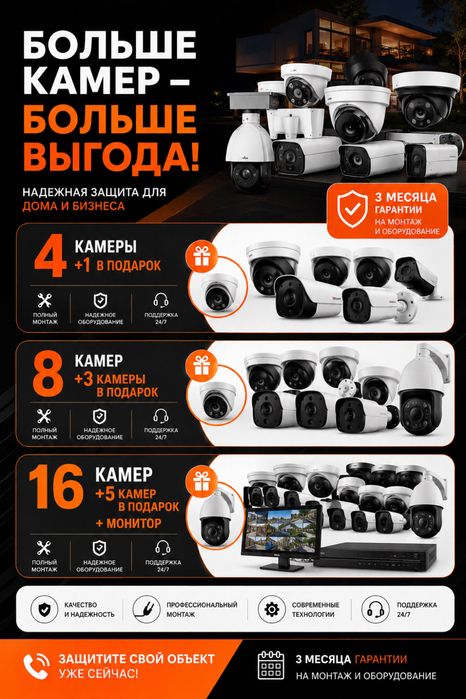 Установка видеонаблюдения