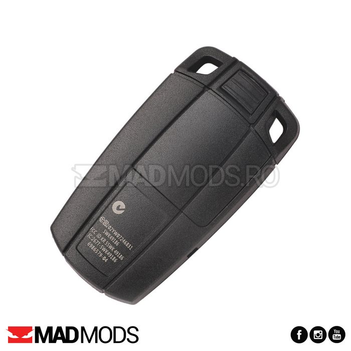 Carcasa cheie BMW E90 E60 E61 E70 E71 E72 E65 Z4 X6 X5, cu emblema