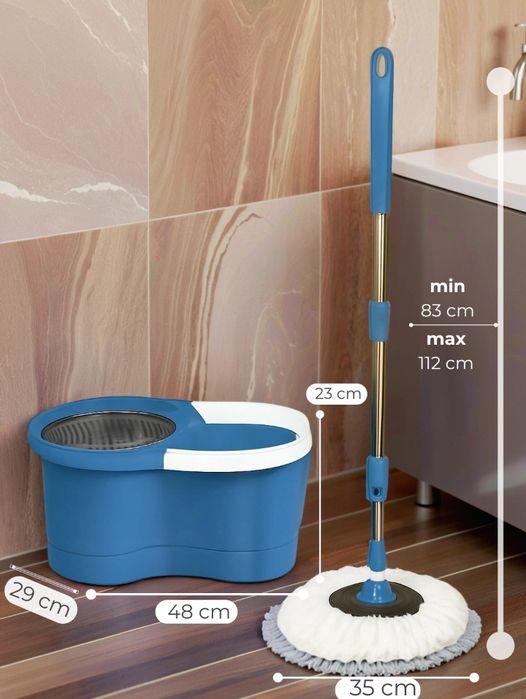 Ведро со шваброй с отжимом