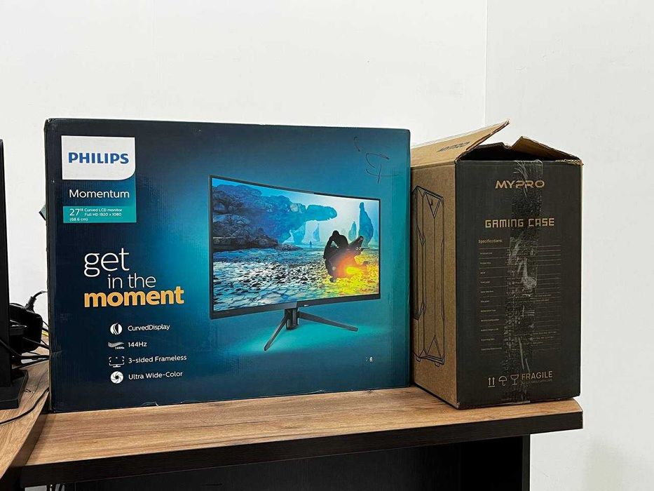 Игровые Компьютеры Для Дома и офиса с 27 Монитором Видео карта Gtx1660