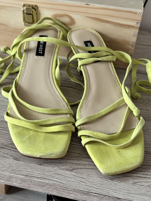 Vand sandale piele lime