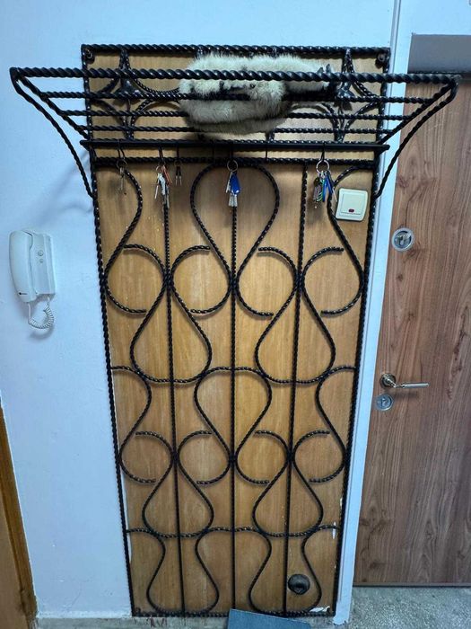 Cuier metalic decorativ