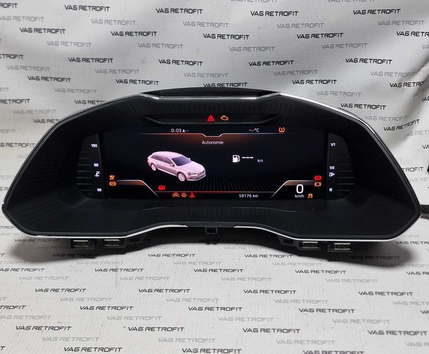 3V0920790E Ceasuri Bord Digitale SKODA SUPERB 3 Ceasuri LED Cockpit