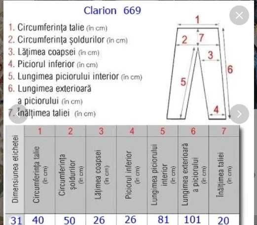 Blugi de fete Clarion trei perechi la preț de una - evazați, Boot Cut