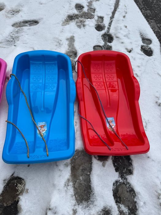 Sanie plastic bob copil diverse culori