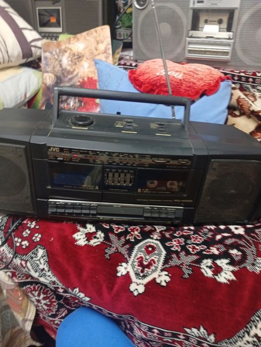Radio dublu caset JVC   PC w 100 original