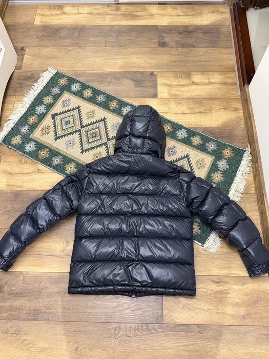 Vand geaca moncler originala albastru inchis