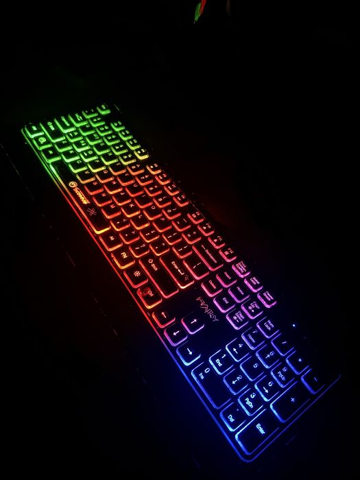 Tastatura gaming Marvo K616 Rainbow, Negru