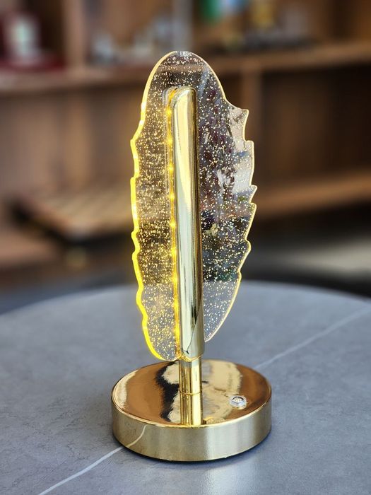 Настольная LED-лампа «Золотой лист»