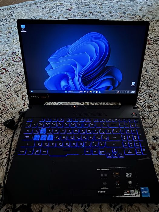 ASUS TUF Gaming F15 / i5-11400H / RTX 3050 / 144Hz / для игр и 3D