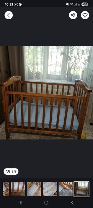 Продам детскую кровать и кокон