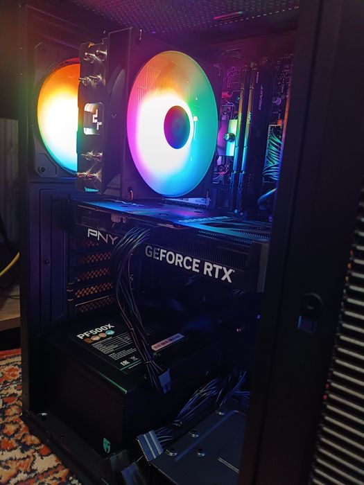 Продам компьютер с RTX 4060 TI 8GB, i5 12400f ddr4 16 gb ssd 256