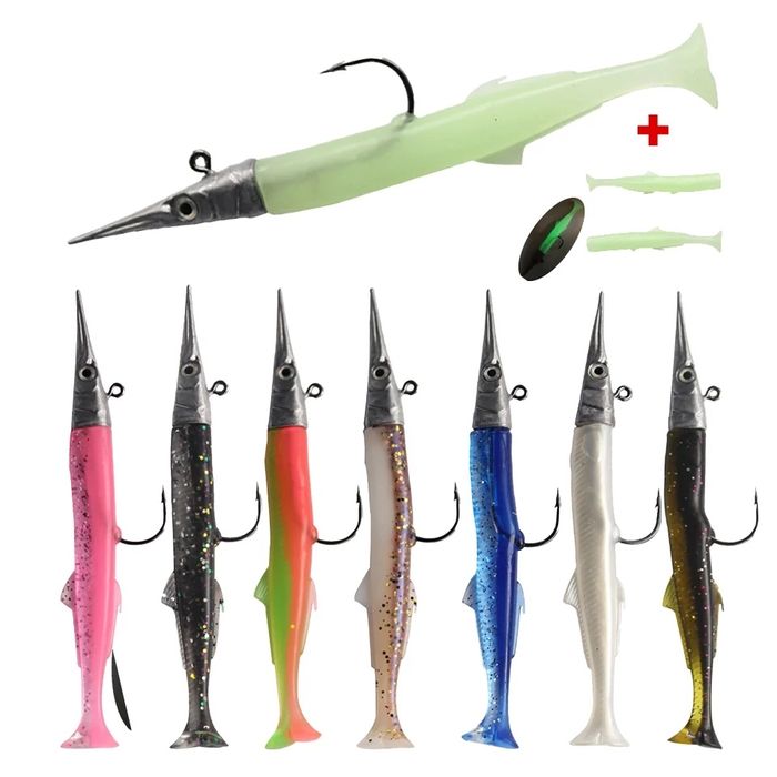 Силиконови примамки за ЛЕФЕР с Jig глави