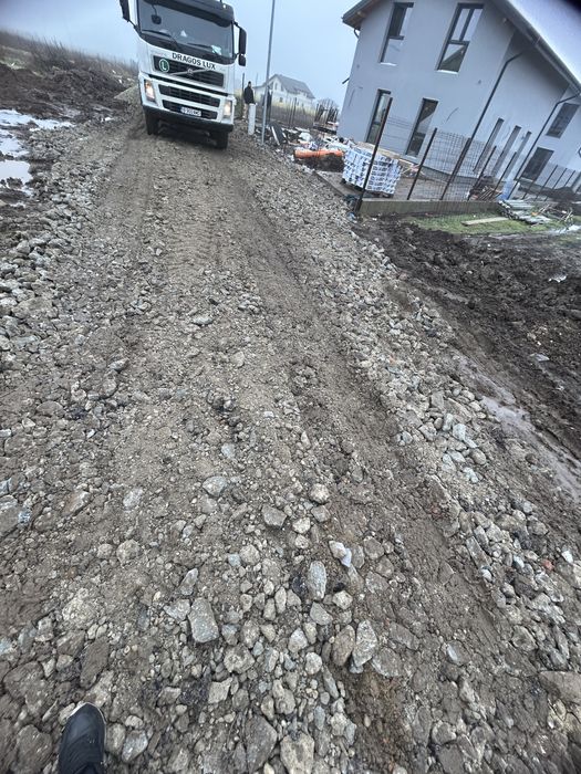 Amenajam drumuri cu beton concasat/frezar de asfalt(bucuresti/ilfov