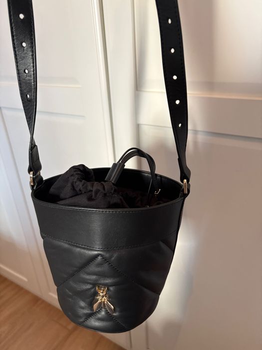Patrizia Pepe black bucket bag
