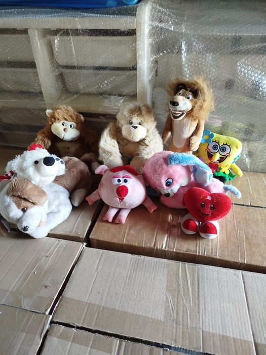Мягкие игрушки 58шт.