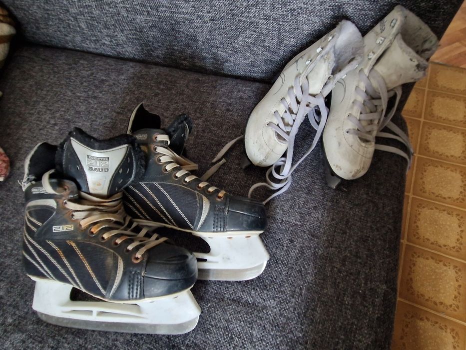 Коньки для девочки и мальчиковый