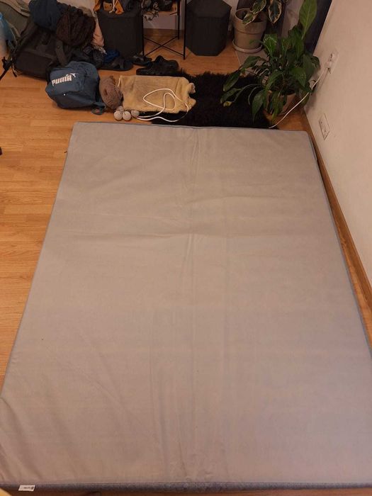 Saltea din spumă, fermă/bleu, IKEA, Agotnes, 160x200