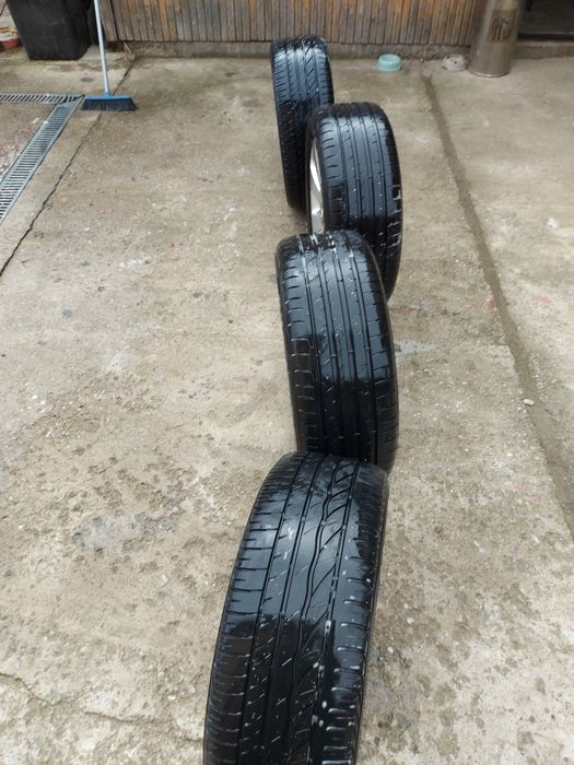 Vand set jante 5x17 cu cauciucuri de vara 225/50 R17 98Y