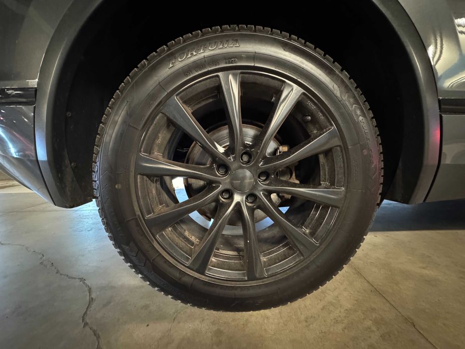 Черни джанти Borbet със зимни гуми 235/55/18 18 5х112 57.1 / 66.6 VW Tiguan Golf Passat Mercedes Audi BMW Skoda Seat