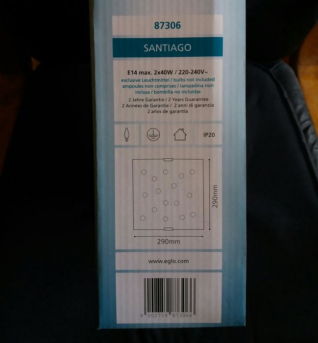 Eglo Santiago superba aplica lampa