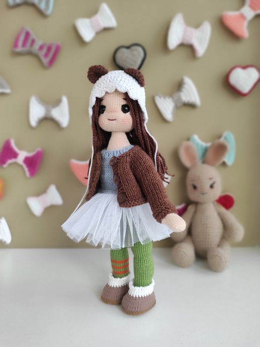 Кукла вязаная продам