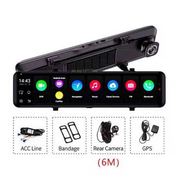 12-инчово смарт огледало с Android 14.0, 4G/LTE и WiFi свързаност