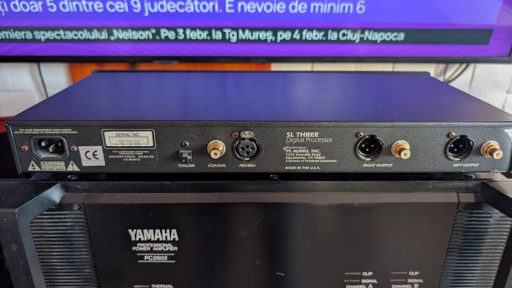 PS audio  sl  three ( schimb) dac de top  , balansat