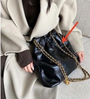 НОВА ПО-НИСКА ЦЕНА! Естествена кожа, чисто нова , модел като CHANEL 22