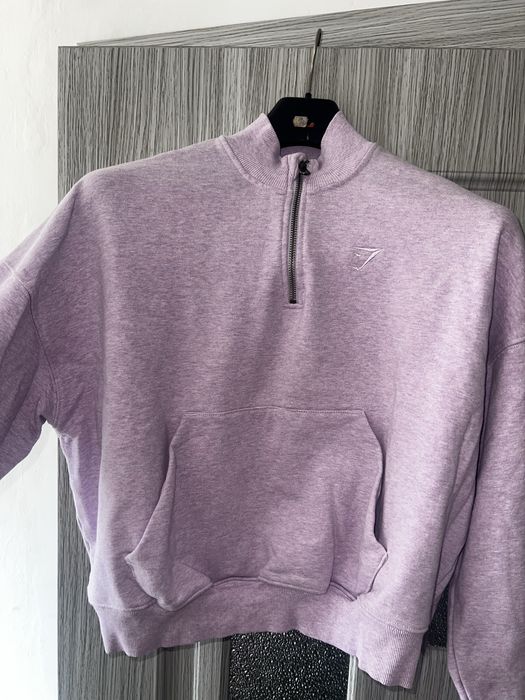 Pulover oversized gymshark liliac