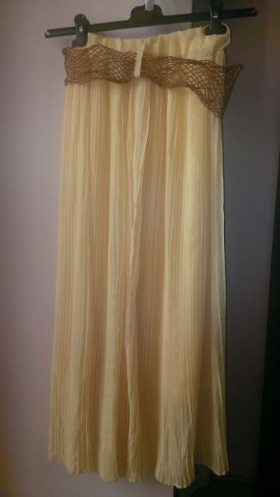 fusta dama galbena inclusa cureaua