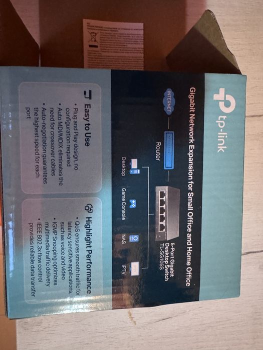 5 port Gigabit Switch - tP Link