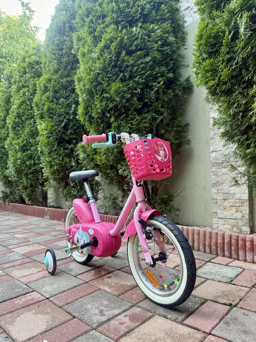 Bicicleta copii, Marca BTWIN Decathlon, de la 3 ani la 6 ani, stare ca NOUA!