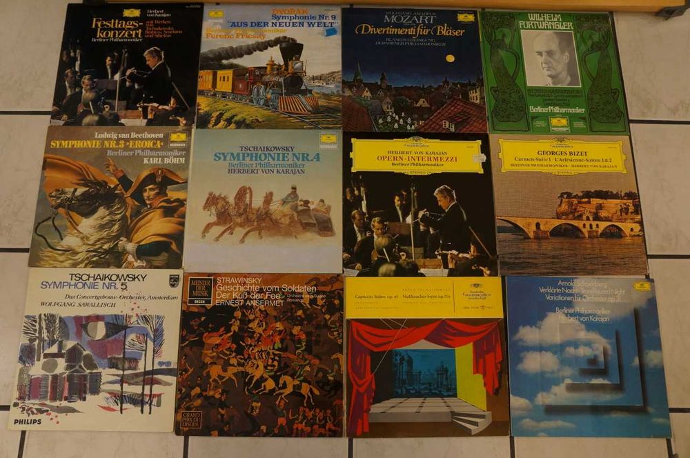 37 грамофонни плочи класика EMI, DECCA,PHILIPS